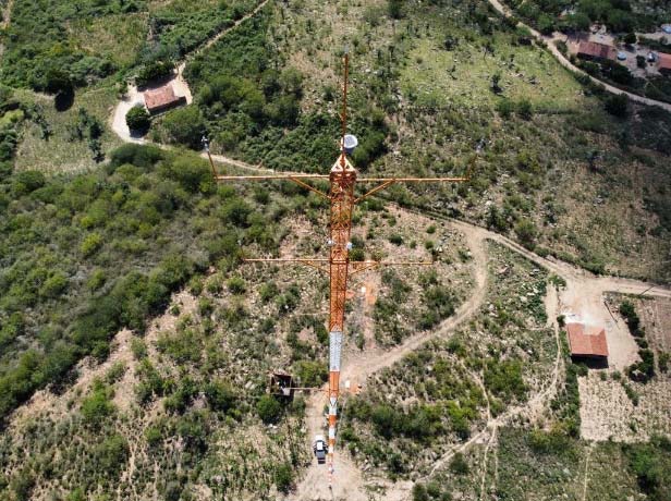 Torre anemométrica 120m — Manari – PE