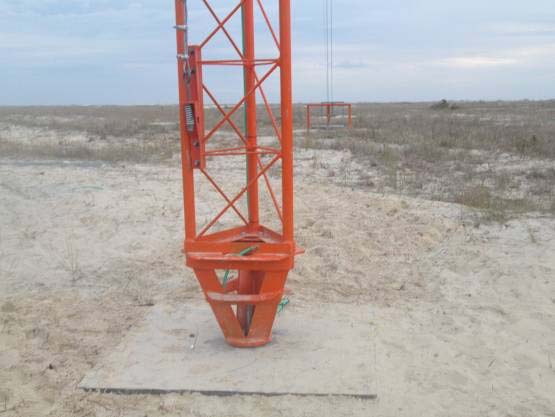 Torre anemométrica 100m — Dunas Altas – RS