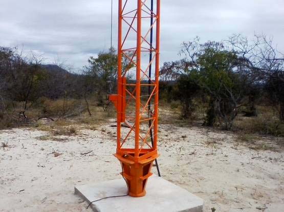 Torre anemométrica 96,5m — Sento Sé – BA